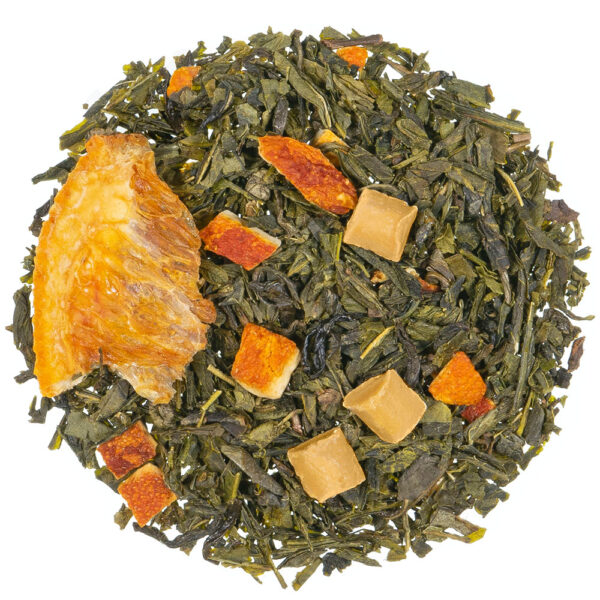 Grüner Tee Orange-Karamell